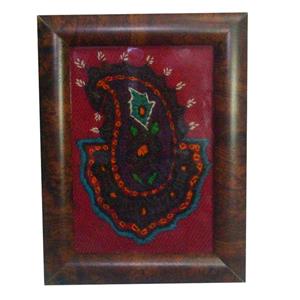 تابلو پته دوزی طرح کرمان مدل بادام کدNfp1 