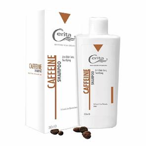 شامپو کافئین سریتا ضد‎ریزش و تقویت ‎‎کننده مو مناسب انواع 200 میلی ‎لیتر Cerita Anti Hair Loss Fortifying Shampoo With Caffeine 200ml 