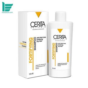  شامپو تقویت ‎‎کننده و ضد ریزش مو سریتا مناسب موهای خشک و معمولی 200 میل Cerita Fortifying Shampoo 200ml