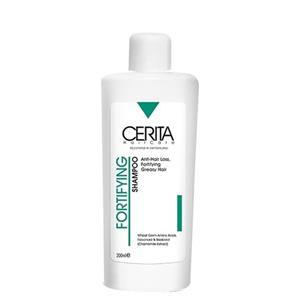 شامپو تقویت کننده و ضد ریزش سریتا برای مو های چرب 200 میلی لیتر Cerita Fortifying Shampoo 200ml