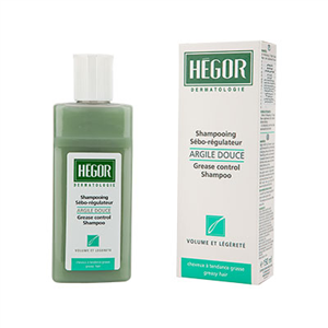 شامپو تنظیم‌کننده چربی ارژیل دوس هگور مناسب موهای 150 میلی‌لیتر Hegor Argile Douce Grease Control Shampoo For Oily Hair 150ml 