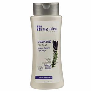 شامپو ضد ریزش رزماری میس ادن مناسب انواع مو 250 میلی‌لیتر Miss Eden Lavander And Rosemary Shampooing Treatment Romarin 250ml