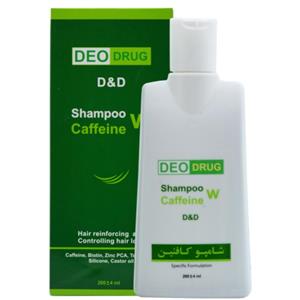 شامپو کافئین دئودراگ مخصوص خانم‎ها 200 میلی‌ لیتر Deo Drug Caffeine Shampoo 200ml 