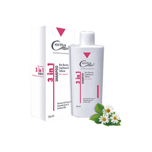 شامپو 3 در 1 نرم‎‎ کننده،‎ حالت‎ دهنده و تقویت ‎‎کننده سریتا مناسب بانوان 200 میلی‎لیتر Cerita 3in1 Shampoo For Women