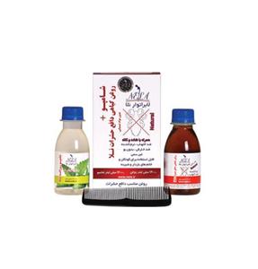 شامپو و روغن ضد شپش نلا مناسب انواع مو 120 میلی‎لیتر Nela Shampoo+Anti Lice Oil 120ml