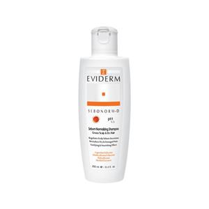 شامپو متعادل‎ کننده چربی سبونورم دی اویدرم 250 میلی ‎لیتر Eviderm Sebum Normalizing Shampoo 250ml 