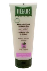 شامپو انتی ایج جینسینگ هگور مناسب انواع مو 200 میلی‌لیتر Hegor Ginseng Shampoo Anti Age 200ml 
