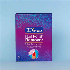 پد لاک پاک کن پنبه‌ریز 5  عددی Panberes Nail Polish Remover