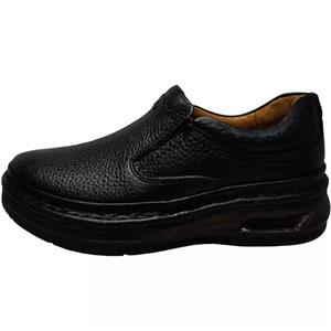 کفش طبی مردانه چرم تبریز مدل سالار رنگ مشکی