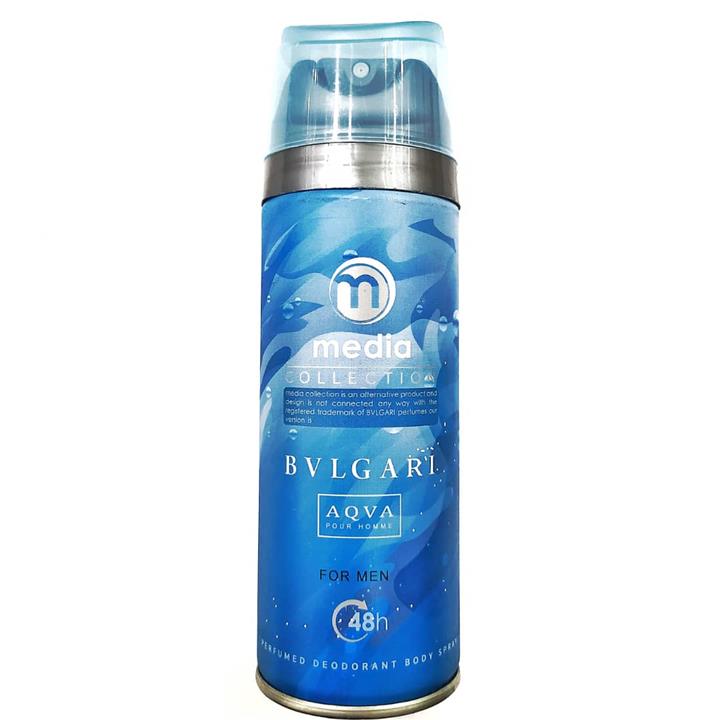 اسپری بدن مردانه مدیا مدل Bvlgari حجم 200 میلی لیتر