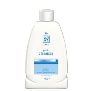 پاک کننده صورت جنتل جنتل کلینسر کیووی حجم 250 میلی لیتر QV Face Gentle Cleanser 250ml