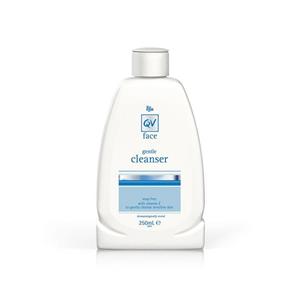 پاک کننده صورت جنتل جنتل کلینسر کیووی حجم 250 میلی لیتر QV Face Gentle Cleanser 250ml