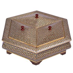 شکلات خوری خاتم کاری مدل نفیس کد 3dar-Tkh 