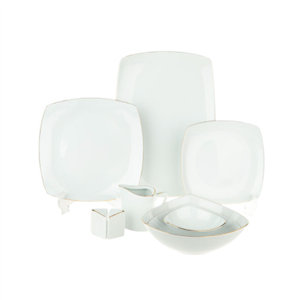 سرویس غذاخوری 30 پارچه چینی پردیس کاشان مدل پاریس کد 02