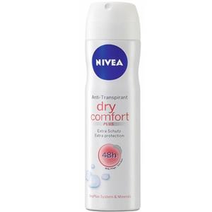 اسپری ضد تعریق نیوآ مدل درای کامفورت مخصوص بانوان 150 میلی‎لیتر Nivea Dry Comfort Spray For Women 150ml