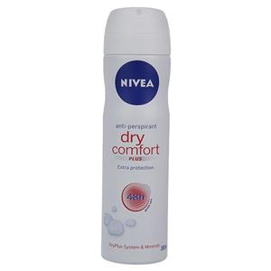 اسپری ضد تعریق نیوا مدل درای کامفورت مخصوص بانوان 150 میلی‎لیتر Nivea Dry Comfort Spray For Women 150ml 