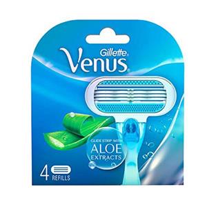 تیغ یدک ژیلت مدل Venus Aloe بسته 4 عددی 