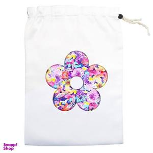 کیسه نان و سبزی مدل گل های بنفش کد 1434