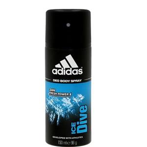 اسپری بدن مردانه ادیداس مدل Ice Dive Adidas Deo Body Spray For Men 150ML 