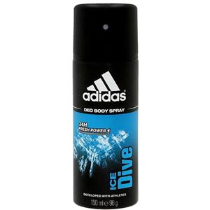 اسپری بدن مردانه آدیداس مدل Ice Dive Adidas Ice Dive Deo Body Spray For Men 150ML
