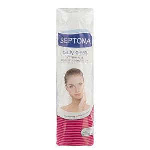 پد پاک کننده آرایشی سپتونا سری Daily Clean بسته 100 عددی Septona Daily Clean Cotton Pad 100pcs