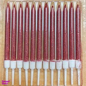 شمع تولد مدل اکلیلی کد 251 بسته ی 12 عددی