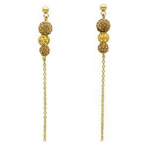 گوشواره طلا 18 عیار زنانه مانچو مدل efg014 
