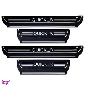برچسب پارکابی خودرو کد SK02255 مناسب برای کوئیک آر مجموعه 4 عددی