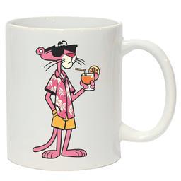 ماگ طرح پلنگ صورتی