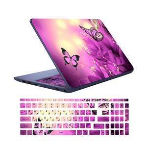 استیکر لپ تاپ کد B-05 به همراه برچسب حروف فارسی کیبورد 