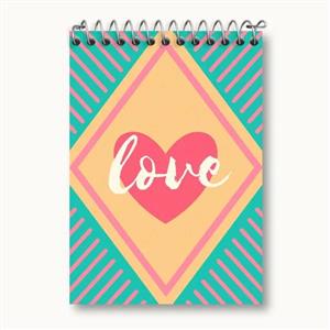 دفترچه یادداشت مدل لاو 06 مجموعه 4 عددی