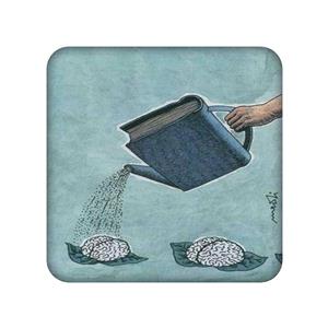 زیر لیوانی طرح کتاب کد 821