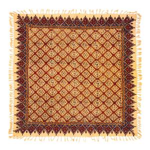 قلمکاری  رومیزی قلمکار عطریان طرح حصیری کد G367 