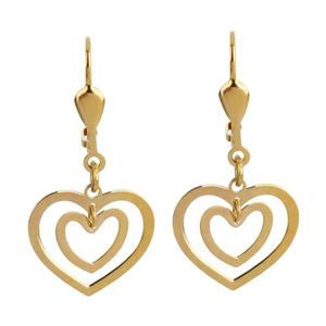 گوشواره طلا 18 عیار زنانه مایا ماهک مدل ME0821 Maya Mahak ME0821 Gold Earrings For Women
