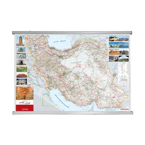 نقشه راههای ایران گیتاشناسی نوین کد 1454 