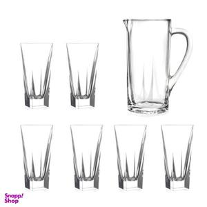 ست پارچ و لیوان 7 پارچه آر سی آر مدل فیوژن