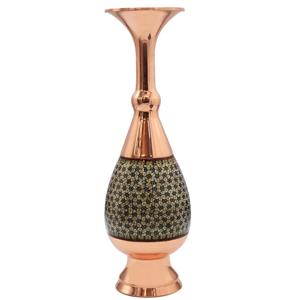 گلدان مسی خاتم کاری کد 01 