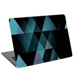استیکر لپ تاپ طرح blue and black triangleکد cl-109مناسب برای لپ تاپ 15.6 اینچ