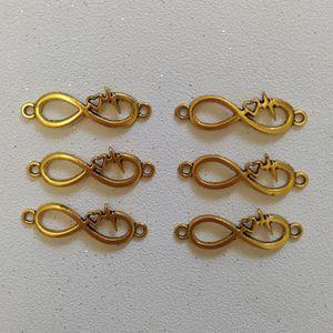 پلاک دستبند طرح بی نهایت کد HN1539 بسته 6 عددی