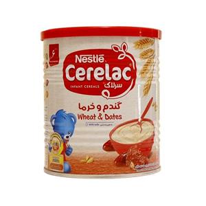 سرلاک گندم و خرما به همراه شیر نستله  400 گرم Nestle Cerelac Wheat & Date With Milk 400g