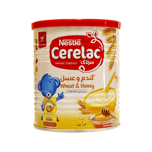 سرلاک گندم و عسل به همراه شیر نستله 400 گرم Nestle Cerelac Wheat And Honey With Milk 400g