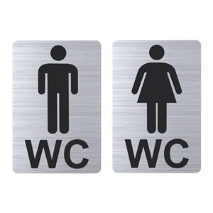 تابلو نشانگر طرح  WC آقایان و بانوان مدل TR-74 مجموعه دو عددی