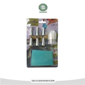 قیف خامه زن کوکینگ مستر مدل 002 مجموعه 8 عددی