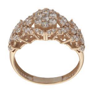 انگشتر طلا 18 عیار زنانه مایا ماهک مدل MR0428 Maya Mahak MR0428 Gold Ring For Women