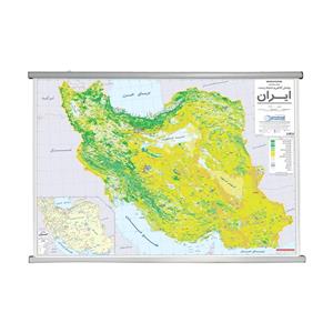 نقشه راهنمای پوشش گیاهی و محیط زیست ایران گیتاشناسی نوین کد 1623 L