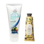 کرم مرطوب کننده ویت یو مدل Shea Butter حجم 50 میلی لیتر به همراه کرم مرطوب کننده گلدن کلیر مدل آوواکادو حجم 75 میلی لیتر