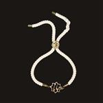 دستبند طلا 18 عیار زنانه آمانژ مدل جانا کد D9613