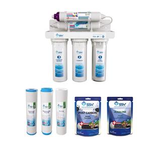 دستگاه تصفیه کننده آب اس اس وی مدل UltraJet X530 به همراه فیلتر یدک مجموعه 3 عددی و شارژ یدک