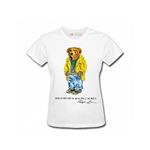 تی شرت آستین کوتاه زنانه چاپ سی مدل خرس پولو رالف لورن کد 01ww