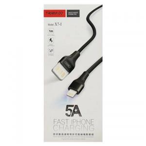 کابل تبدیل USB به لایتنینگ ترانیو مدل X7-1  طول 1 متر
